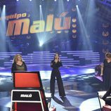 El equipo de Malú canta junto a su coach en 'La Voz'
