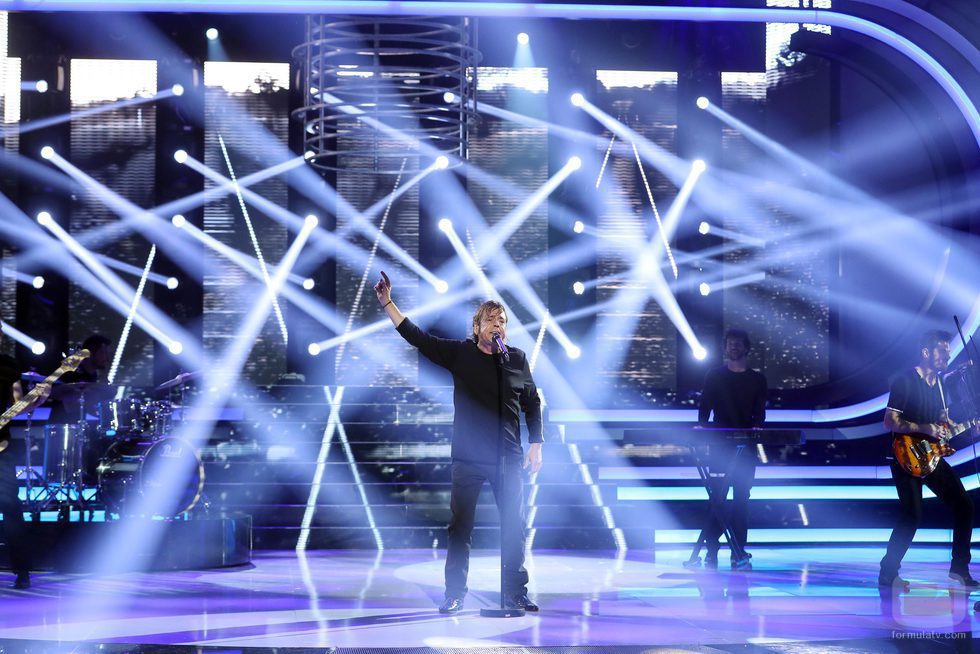 Juan Muñoz imita a Rafa Sánchez, vocalista de "La Unión"