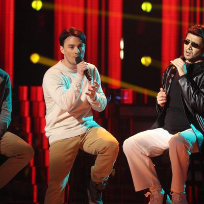 David Guapo canta "A puro dolor" en 'Tu cara me suena'