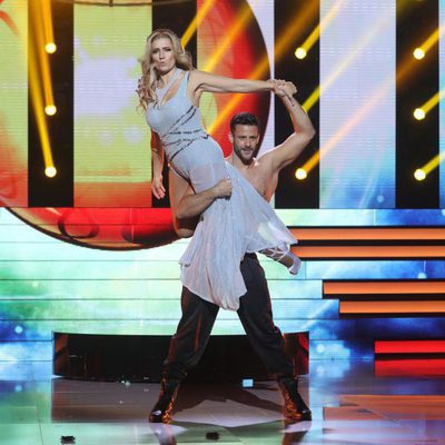 Silvia Abril imita a Edurne junto a Giuseppe Di Bella en 'Tu cara me suena'