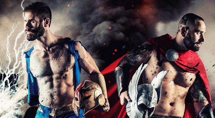 Nova y Thor en The Sexy Geek Calendar 2017