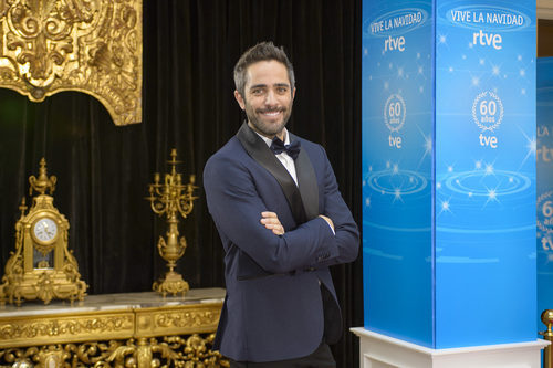 Roberto Leal en la presentación de Navidad de RTVE