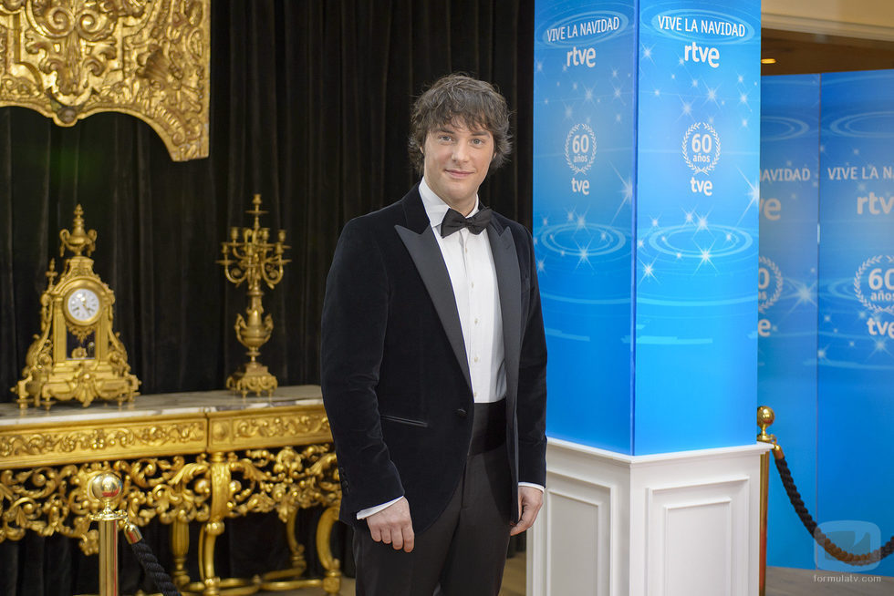 Jordi Cruz durante la presentación de Navidad de RTVE