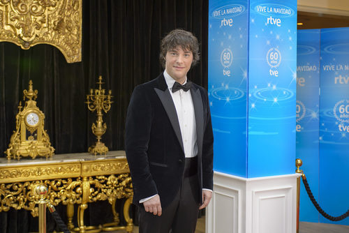 Jordi Cruz durante la presentación de Navidad de RTVE