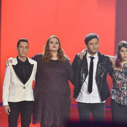 Los cuatro finalistas de 'La Voz'
