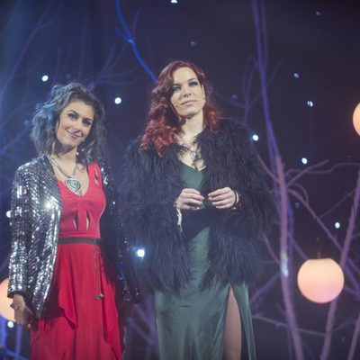Bea y Meritxell en la gala final de 'Gran Hermano 17'