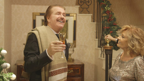 Bigote Arrocet y María Teresa Campos aparecen juntos en la segunda temporada de 'Las Campos'