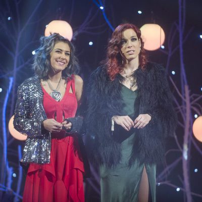 Meri junto a Bea en la gala final de 'Gran Hermano 17'