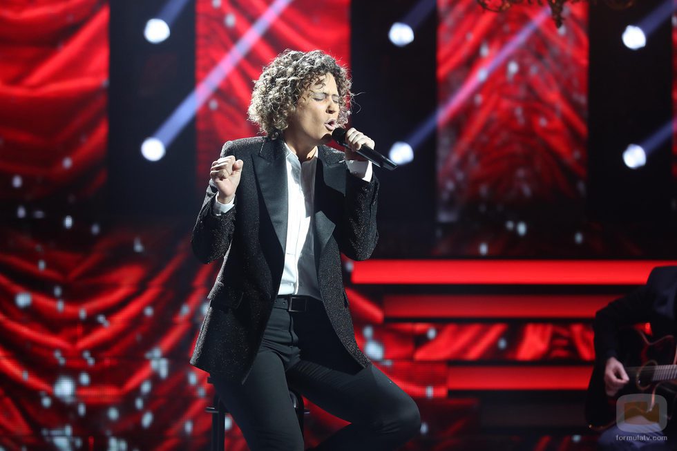 Lorena Gómez interpreta a David Bisbal en la undécima gala de 'Tu cara me suena'