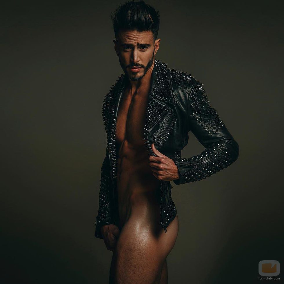 El italiano Marco Ferri ('Gran Hermano VIP 5') posa semidesnudo en una sesion de fotos