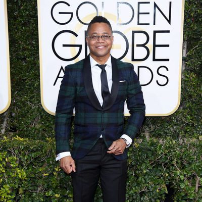 Cuba Gooding Jr. ('American Crime Story') posa en la Alfombra Roja de la 74ª edición de los Globos de Oro
