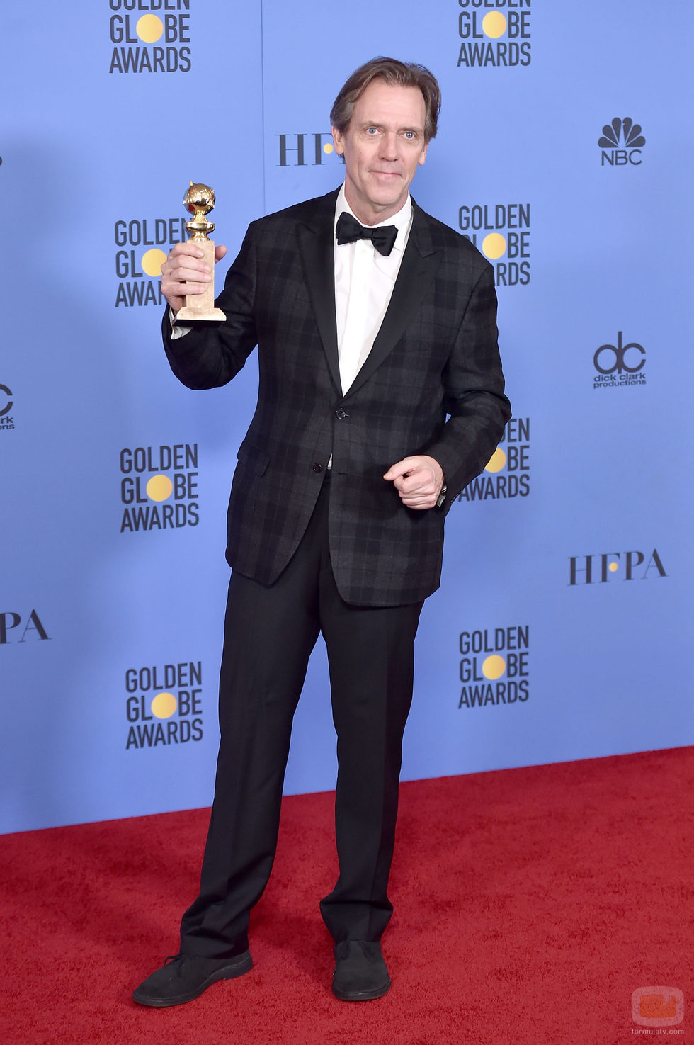 Hugh Laurie, ganador del Globo de Oro a Mejor actor de reparto por 'The Night Manager'