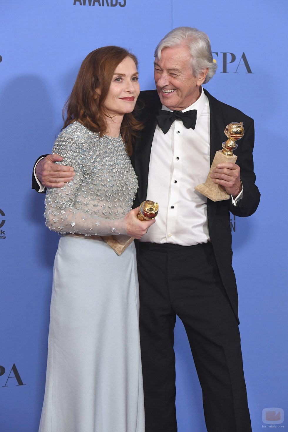 Isabelle Huppert, ganadora del Globo de Oro a Mejor actriz de drama por 'Elle'