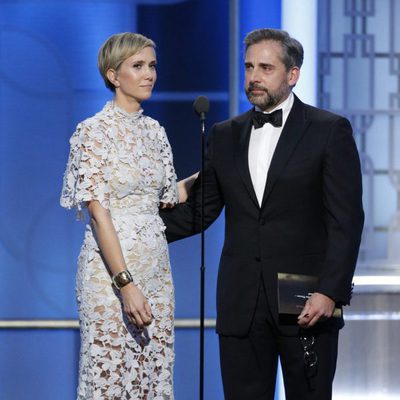 El divertido monólogo de Kristen Wiig y Steve Carell en los Globos de Oro 2017
