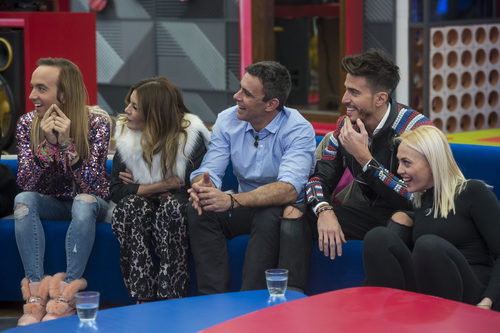 Aless Gibaja, Ivonne Reyes, Alonso Caparrós, Marco Ferri y Daniela Blume en la primera gala de 'GH VIP 5'