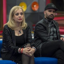 Emma Ozores y Tutto Durán en la primera gala de 'GH VIP 5'