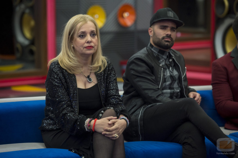 Emma Ozores y Tutto Durán en la primera gala de 'GH VIP 5'