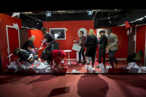 Los concursantes de 'GH VIP 5' durante una prueba en la primera gala