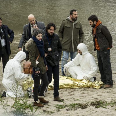 Juan Diego Botto y Meritxell Calvo en el primer episodio de 'Pulsaciones'