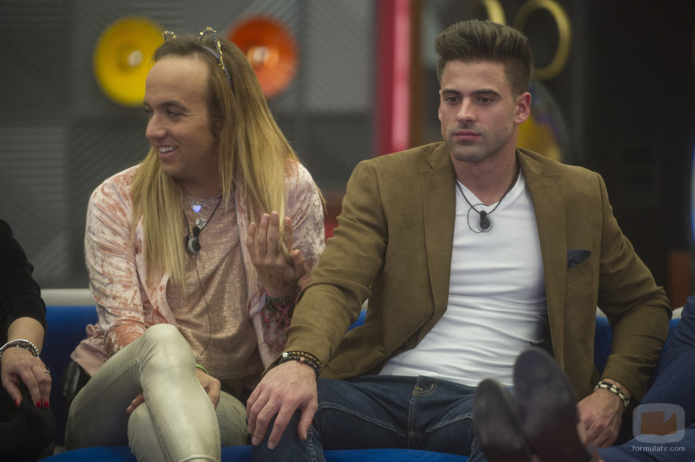 Sergio Ayala junto a Aless Gibaja en 'Gran Hermano VIP'