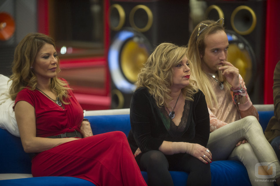 Ivonne Reyes, Terelu Campos y Aless Gibaja en 'Gran Hermano VIP'