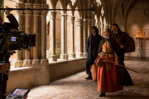 La patrulla de 'El Ministerio del Tiempo' en el Monasterio de Veruela