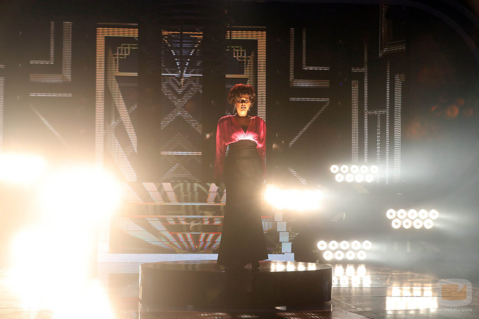 Lorena se mete en la piel de Whitney Houston en la decimosegunda gala de 'Tu cara me suena'