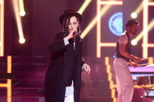Esther Arroyo es Culture Club en la decimosegunda gala de 'Tu cara me suena'