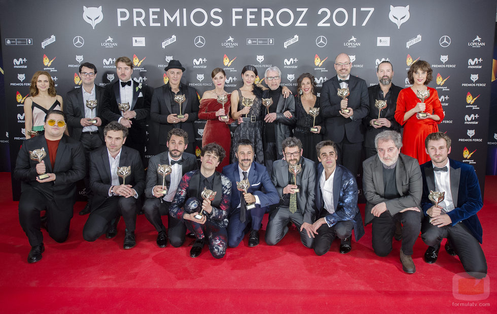 Los actores galardonados en la gala Premios Feroz 2017
