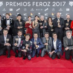 Los actores galardonados en la gala Premios Feroz 2017