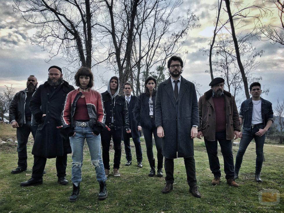 El elenco de 'La Casa de Papel'