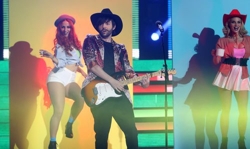 David Guapo interpreta a David Otero en la decimotercera gala de 'Tu cara me suena'