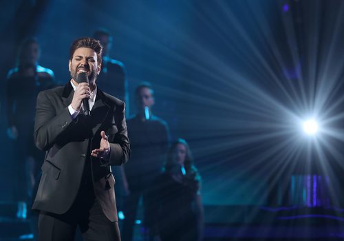 Miquel Fernández se mete en la piel de George Michael en la decimotercera gala de 'Tu cara me suena'