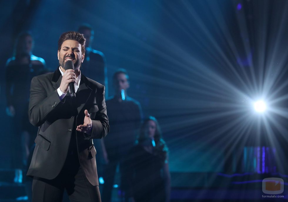 Miquel Fernández se mete en la piel de George Michael en la decimotercera gala de 'Tu cara me suena'