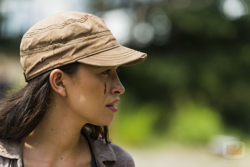 Rosita aparece con una cicatriz en la segunda parte de la T7 de 'The Walking Dead'