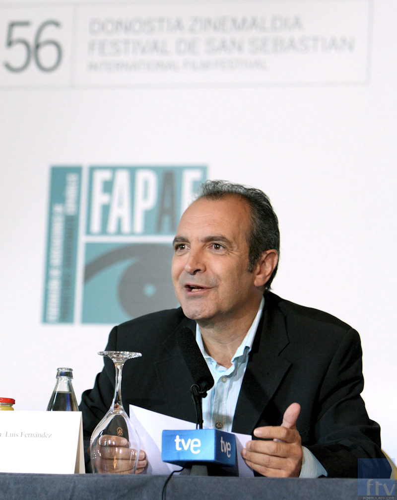 Luis Fernández en el Festival de San Sebastián