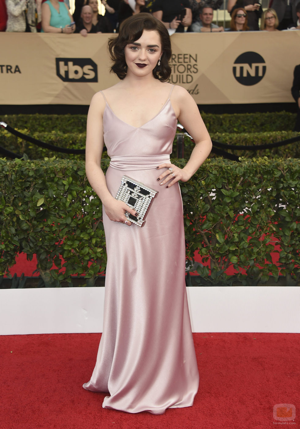 Maisie Williams ('Juego de Tronos') en la alfombra roja de los SAG Awards 2017