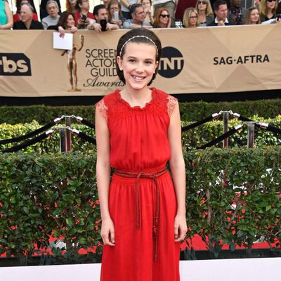 Millie Bobby Brown ('Stranger Things') en la alfombra roja de los SAG Awards 2017
