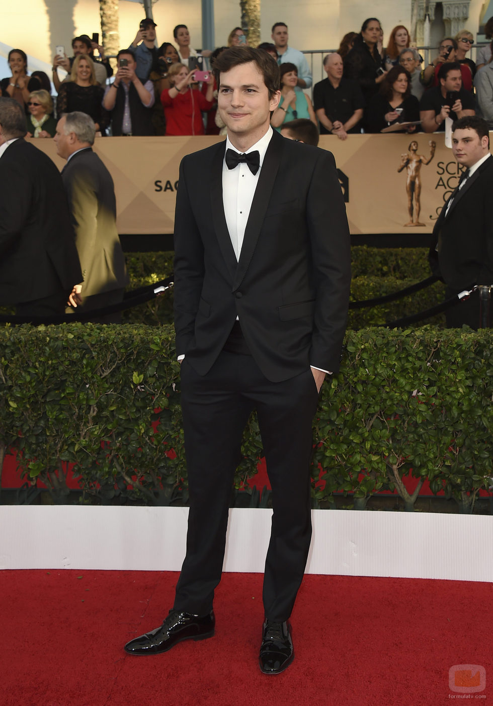 Ashton Kutcher en la alfombra roja de los SAG Awards 2017