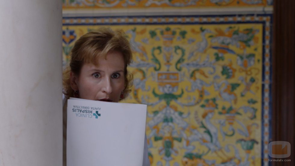 Mari Paz Sayago en la tercera temporada de 'Allí abajo'