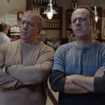 Óscar Terol e Iker Galartza en la tercera temporada de 'Allí abajo'