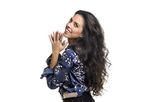 Mirela Cabero, en las fotos promocionales de 'Objetivo Eurovisión'
