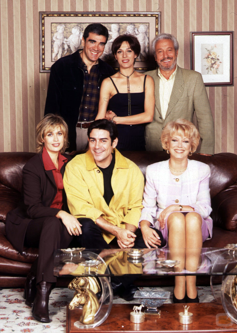 Reparto principal de la serie 'El súper', protagonista de las tardes de Telecinco a finales de los 90