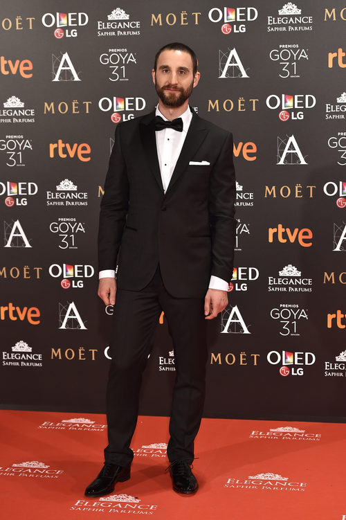 Dani Rovira, el presentador de los Goya 2017, en la alfombra roja