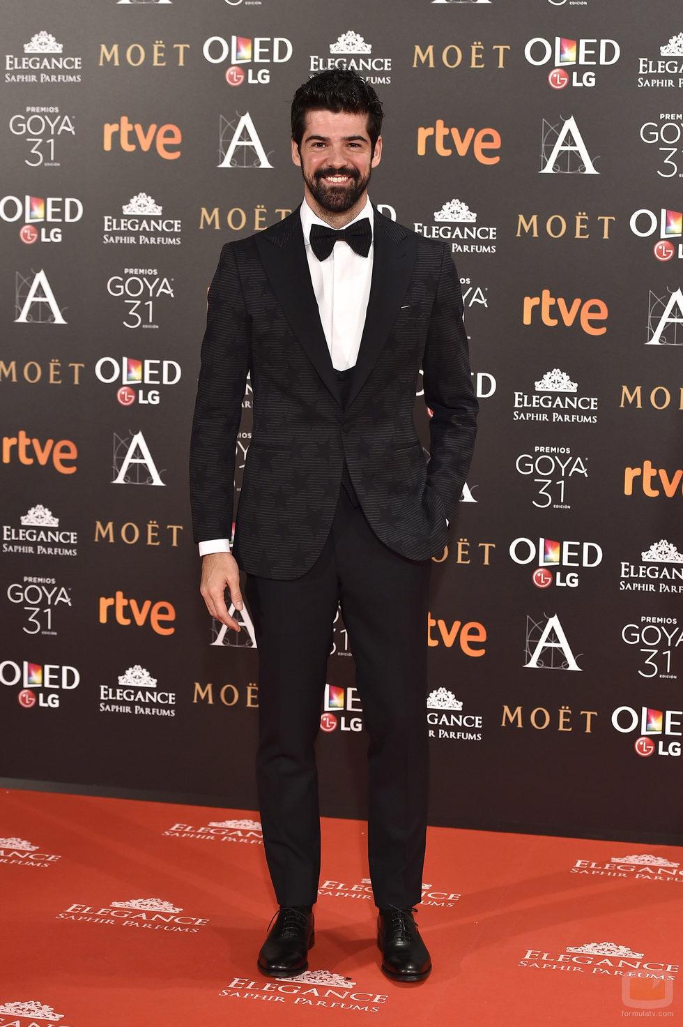 Miguel Ángel Muñoz en los Premios Goya 2017