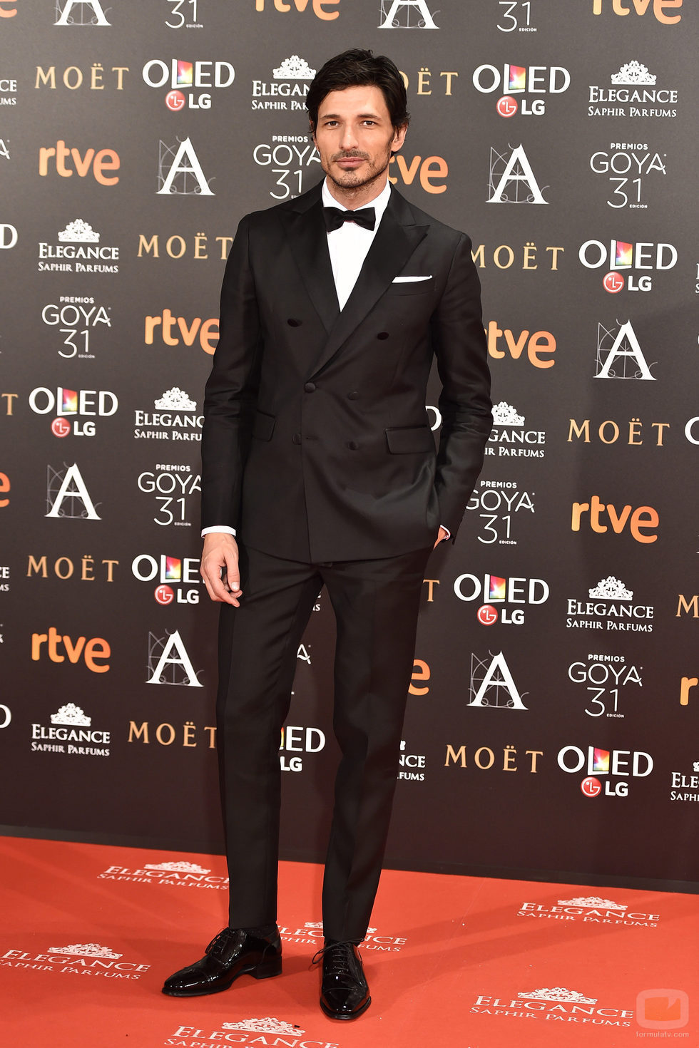 Andrés Velencoso en los Goya 2017
