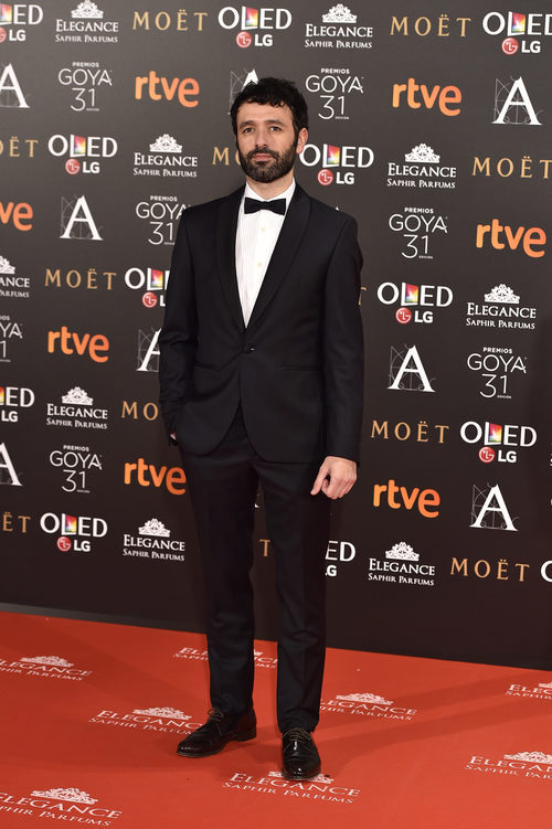 Rodrigo Sorogoyen en la alfombra roja de los Premios Goya 2017