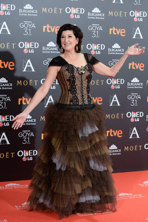 Montserrat Alcover en los Premios Goya 2017