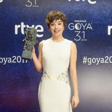 Anna Castillo, ganadora del Goya 2017 a actriz revelación