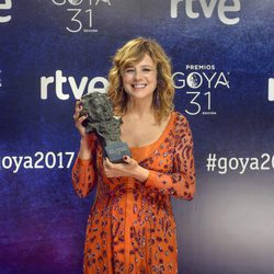 Emma Suárez, actriz galardonada con dos Goya 2017